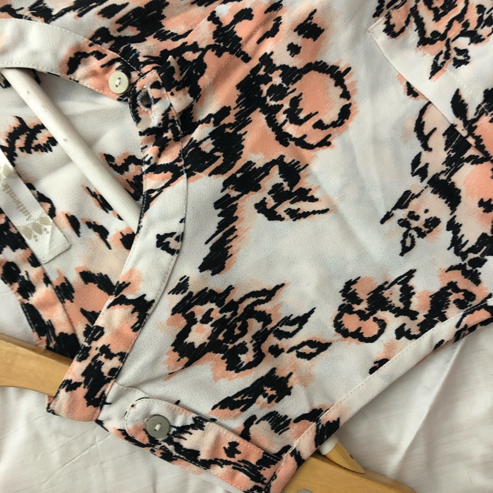 British Home Stores (BHS) Sleeveless Ivory Print Top - Picture 3 of 6